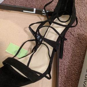 Ankle lace up heels